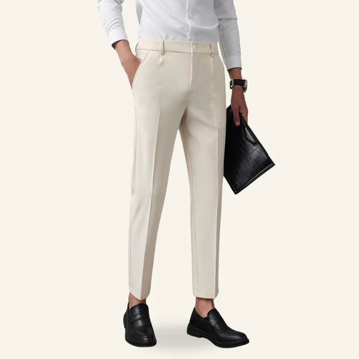 Darvon Slim Old Money Wrinkle-Free Trousers
