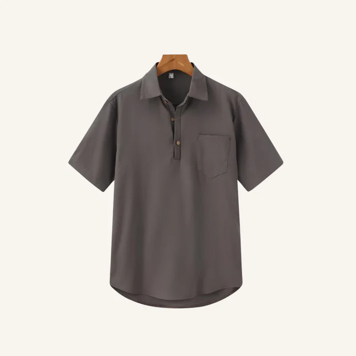 Casablanca Linen Polo Shirt