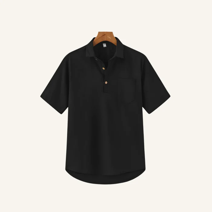 Casablanca Linen Polo Shirt