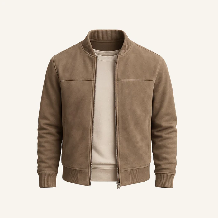 Aventri Renoir Men’s Suede Jacket