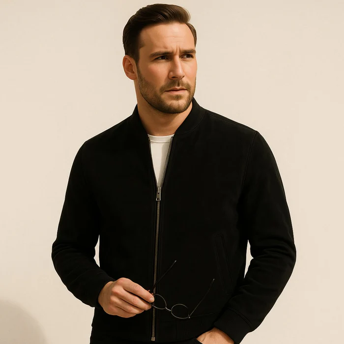 Aventri Renoir Men’s Suede Jacket