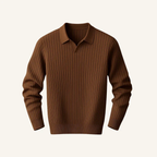 Aventri Men’s Long-Sleeve Ribbed Polo