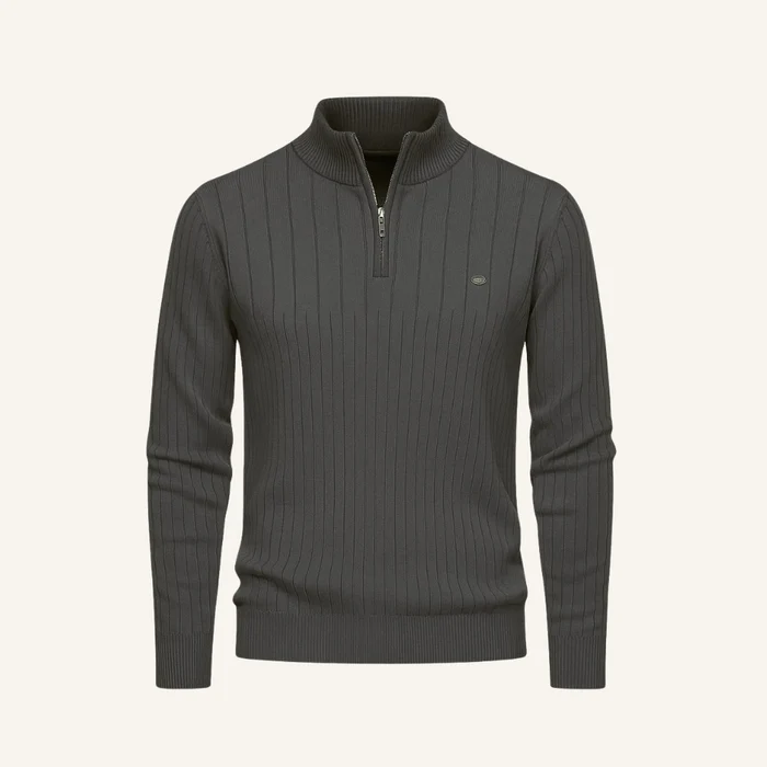 Verri Men's High-Neck Zip Sweater