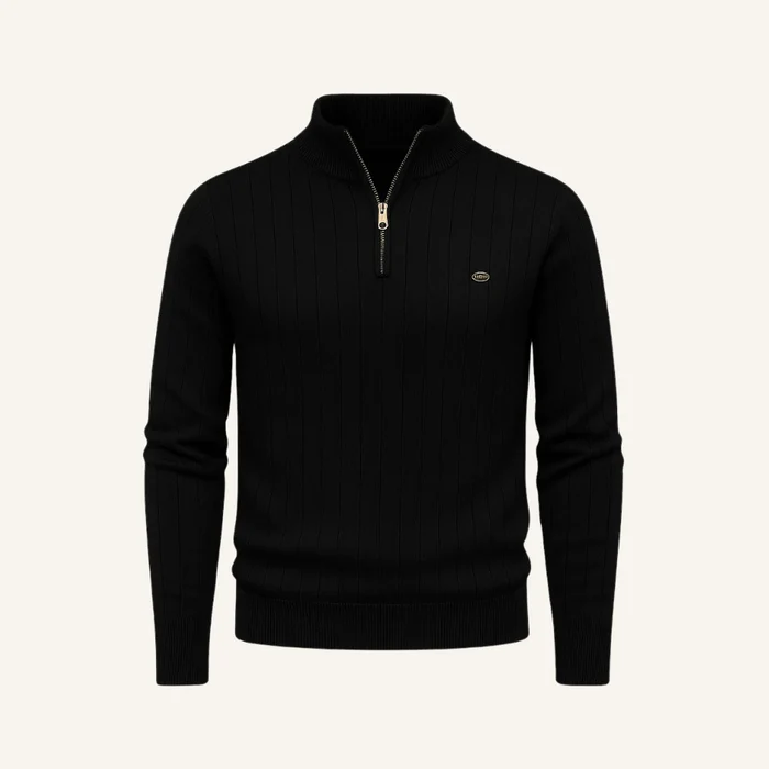 Verri Men's High-Neck Zip Sweater