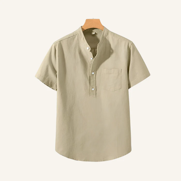Old Money Bellacourt Men's Linen Shirt