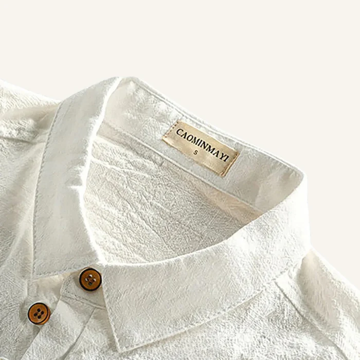 Salerno Men’s Linen Polo Shirt