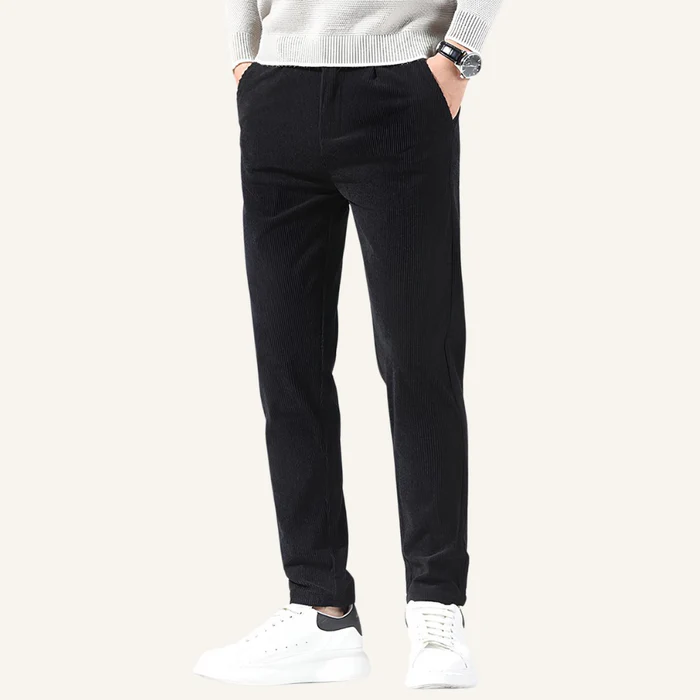 Versailles Men’s Slim Fit Velvet Trousers