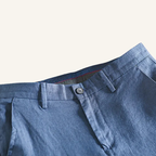 Aventri Bianco Linen Pants