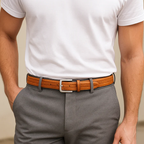 Monarch Aventri Men's Leather Belt
