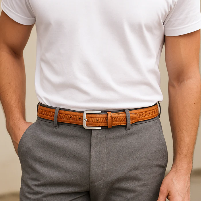 Monarch Aventri Men's Leather Belt