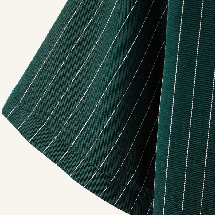 Old Money Verde Nautic Striped Men's Shirt