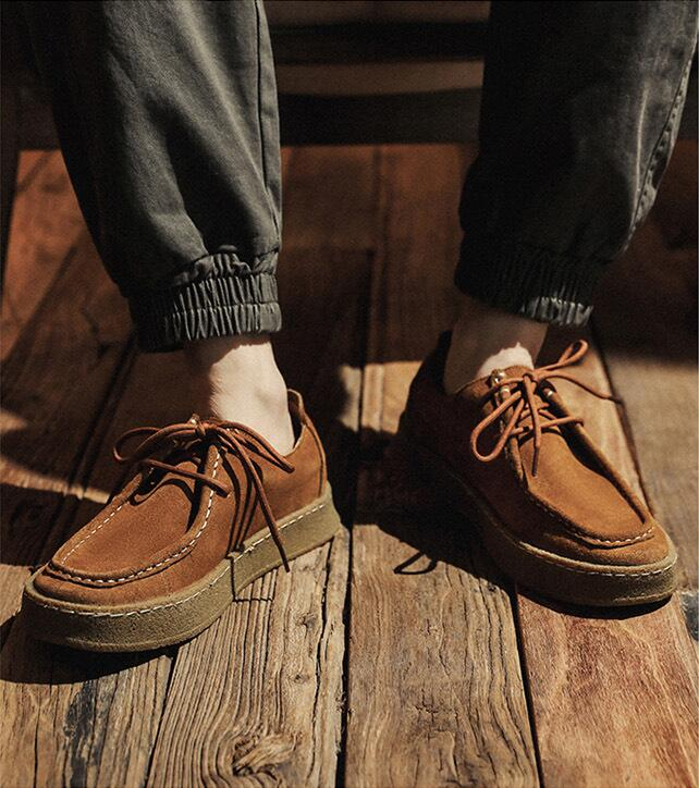 Craffito Suede High-Sole Shoe