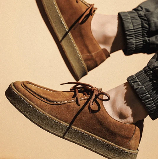 Craffito Suede High-Sole Shoe