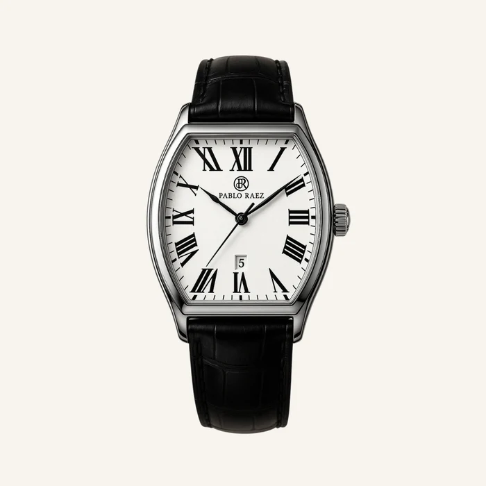 Aventri Raez Tempus Leather Watch