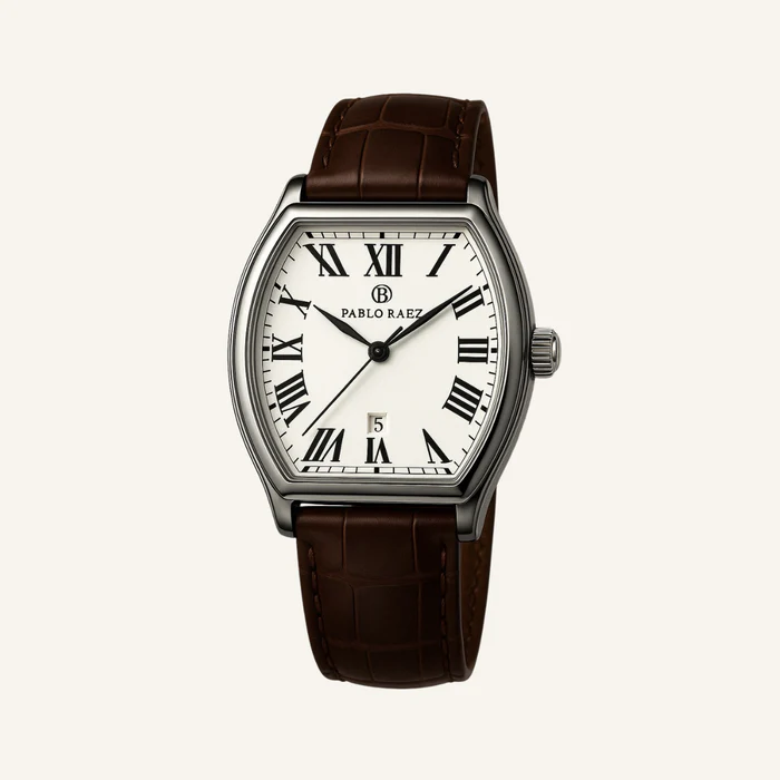 Aventri Raez Tempus Leather Watch