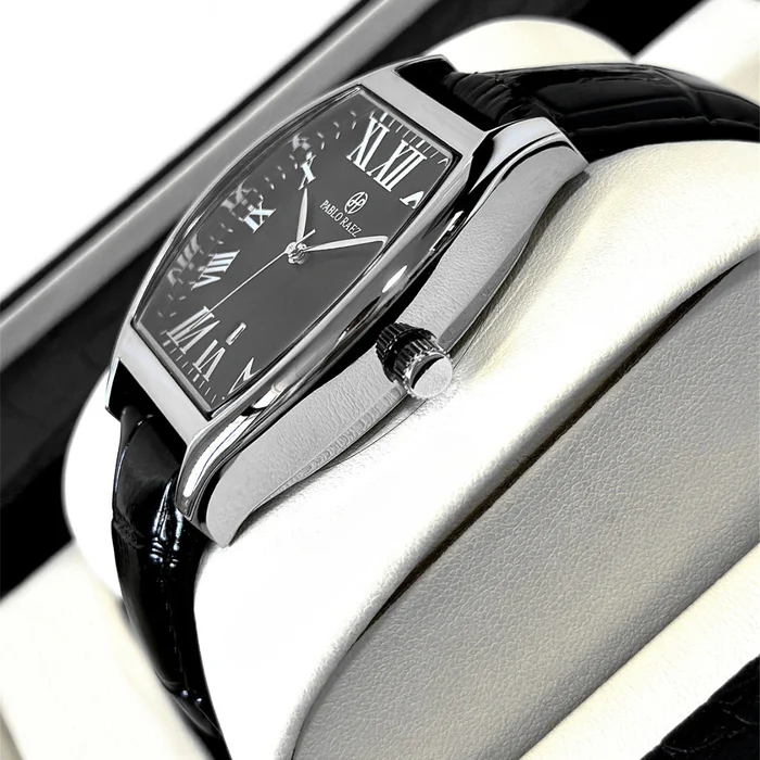 Aventri Raez Tempus Leather Watch