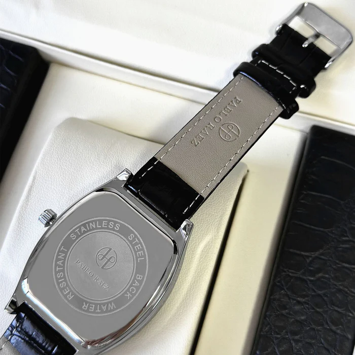 Aventri Raez Tempus Leather Watch