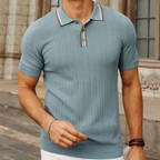 Ribbed Polo Shirt Loreanni