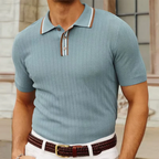 Ribbed Polo Shirt Loreanni